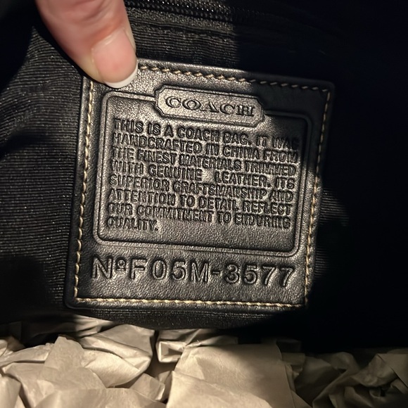 Black Coach Shoulder Bag - Picture 7 of 7